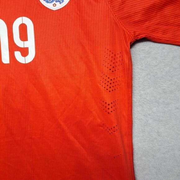 Nike Authentic England Football Soccer Jersey Men L Sterling #19 Red 2014 New - Picture 6 of 16
